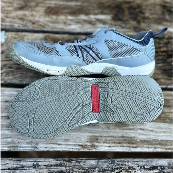 Sperry Harbormaster Men’s Gray Leather & Mesh Boating Shoes Size 11.5 - Picture 8 of 9